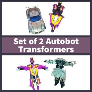 Set of 2 Transformer Autobots | EUC | Car & Motorcycle